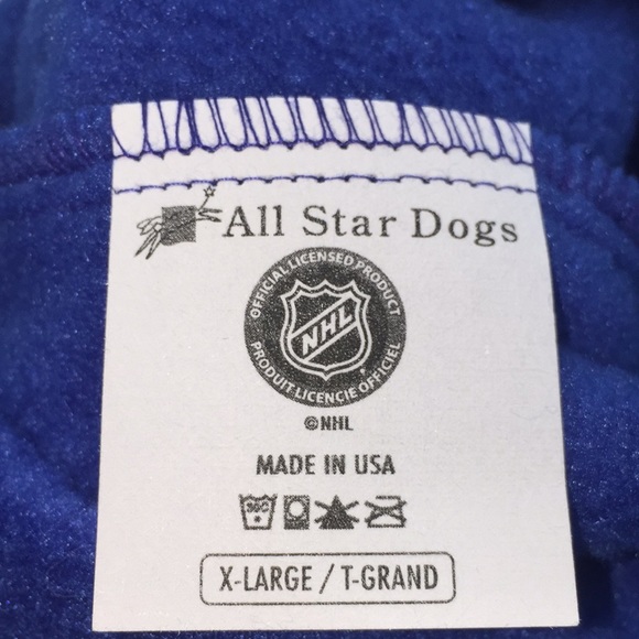 NHL Vancouver Canucks Hockey Dog Pet Fleece Hoodie Sweater Coat Size X-Large - Picture 8 of 10